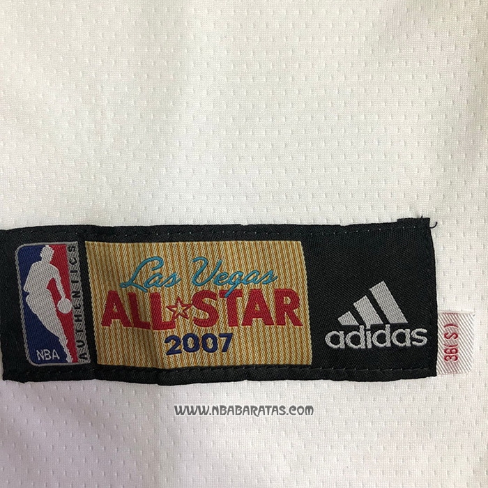 Camiseta All Star 2007 Los Angeles Lakers Kobe Bryant #24 Blanco